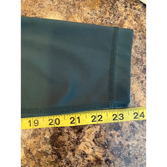 Yogalicious Lux Teal Green Crop Leggings Size Small - Picture 5 of 5